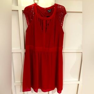 NWT Romantic Red City Chic Dress 💋